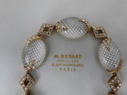 M. GERARD: Necklace in yellow gold 750 thousandths...