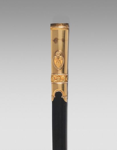Exceptional gold award sword for Constantin...