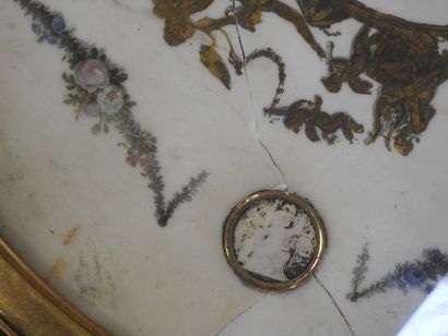 Chased-gilt bronze GUERIDON, the circular...