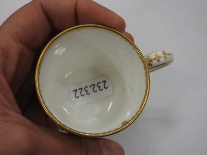 SEVRES : 
Soft-paste porcelain litron beaker...