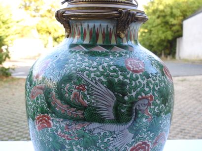 CHINE - Epoque KANGXI (1662-1722) 
Potiche...
