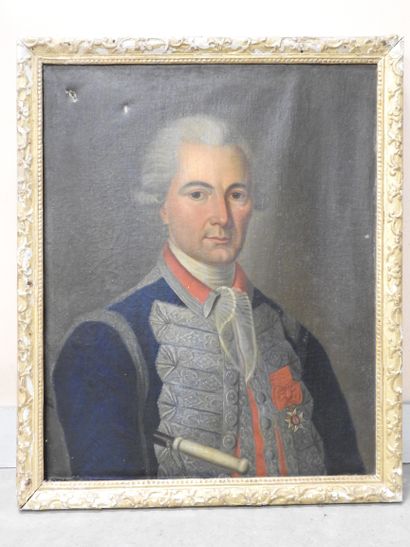 18th century FRENCH SCHOOL.
Portrait of a...