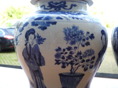 CHINE - Epoque KANGXI (1662 - 1722)
Paire...
