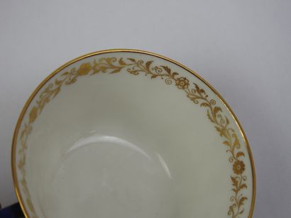 SEVRES: Four porcelain tea cups and saucers...