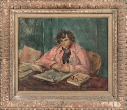 Luc-Albert MOREAU (1882-1948): Portrait of...