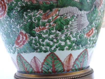 CHINE - Epoque KANGXI (1662-1722) 
Potiche...