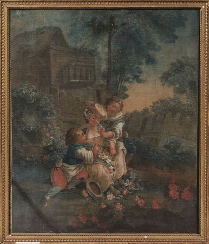 Ecole FRANCAISE de la fin du XVIIIème siècle
Jeux...
