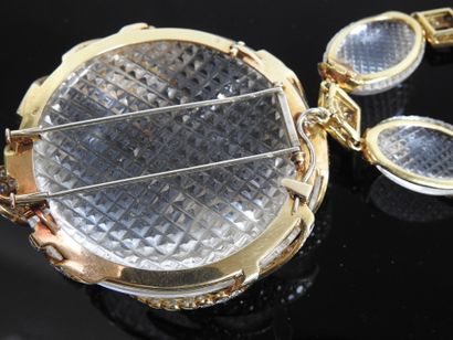M. GERARD: Necklace in yellow gold 750 thousandths...
