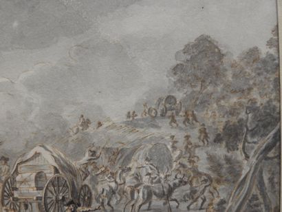 Dirk LANGENDYK (Rotterdam, 1748-1805): Scène...