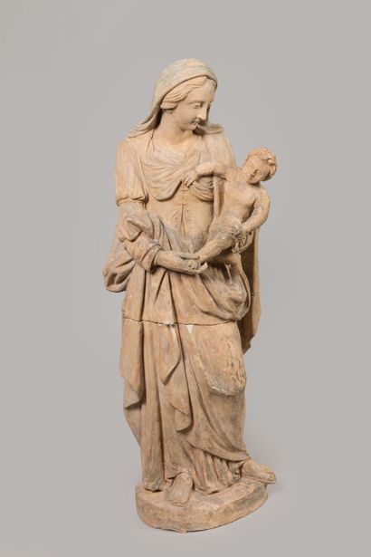 ATELIERS DU MAINE: Statue de la Vierge à...