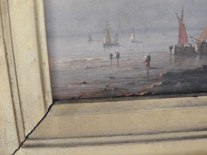 Henriette Hermine GUDIN (1825-1892) : Pêcheurs...