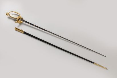 MARINE ROYALE. Épée modèle 1816 d'officier...