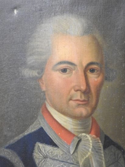 18th century FRENCH SCHOOL.
Portrait of a...