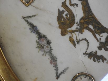 Chased-gilt bronze GUERIDON, the circular...