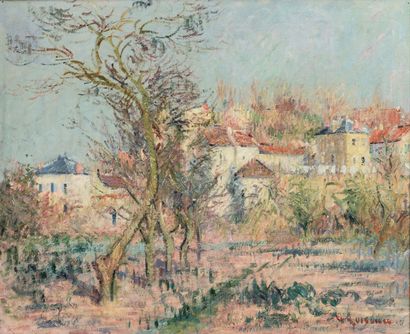 Gustave LOISEAU (1865-1935): 
Plum trees...