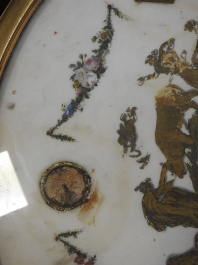 Chased-gilt bronze GUERIDON, the circular...