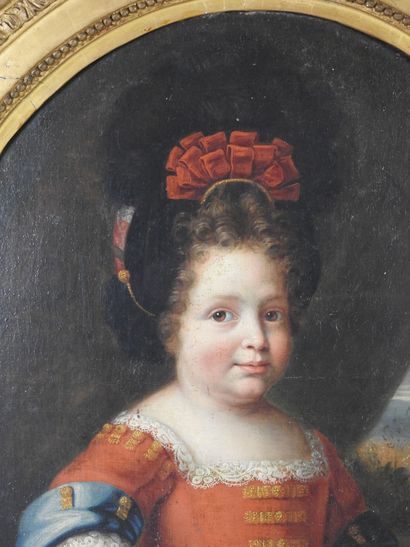Ecole FRANCAISE vers 1690
Portrait d'enfant...