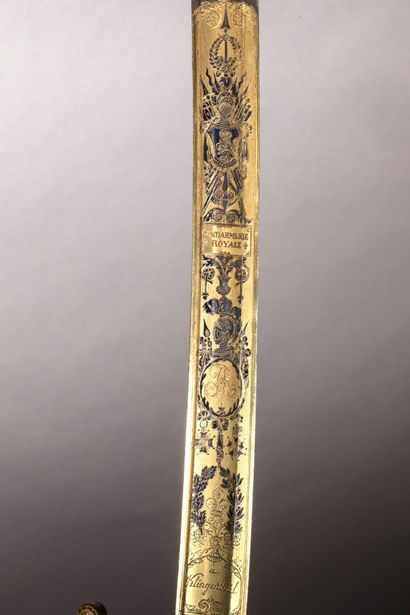 SABRE for a senior officer of the Royal Gendarmerie,...
