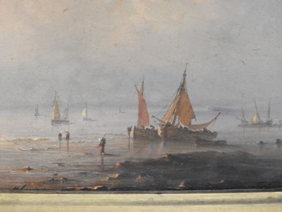 Henriette Hermine GUDIN (1825-1892) : Pêcheurs...