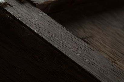 Straight mahogany SECRETARY opening to a...