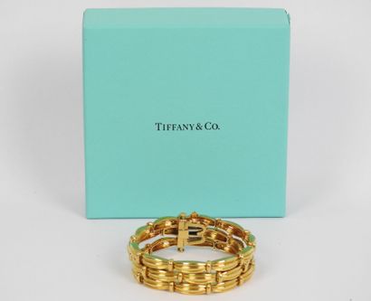 TIFFANY & CO: Three-row articulated bracelet...