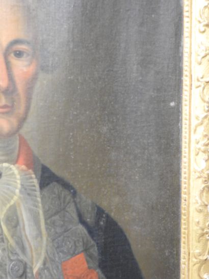18th century FRENCH SCHOOL.
Portrait of a...