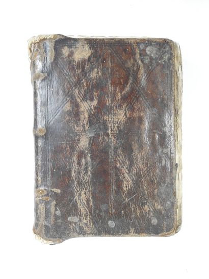 LIVRE MANUSCRIT en calligraphie à l'encre...