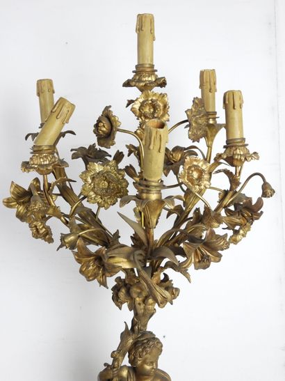 IMPORTANTE GARNITURE DE CHEMINEE 