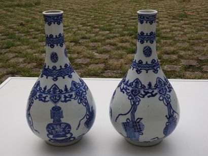 CHINE - Epoque KANGXI (1662 - 1722)
Paire...