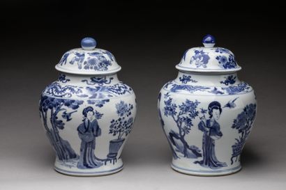 CHINE - Epoque KANGXI (1662 - 1722)
Paire...