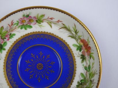 SEVRES: Four porcelain tea cups and saucers...