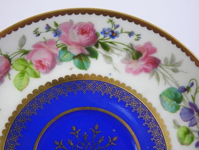 SEVRES: Four porcelain tea cups and saucers...