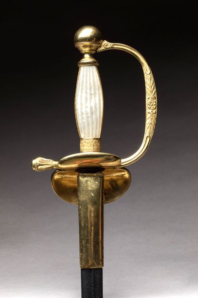 MARINE ROYALE. Épée modèle 1816 d'officier...