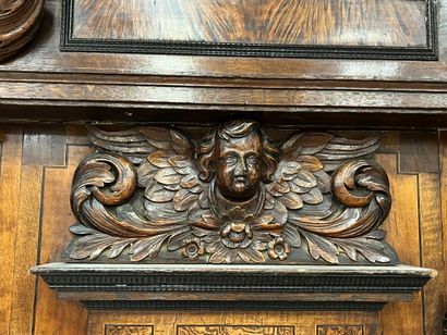Importante ARMOIRE en bois naturel, bois...