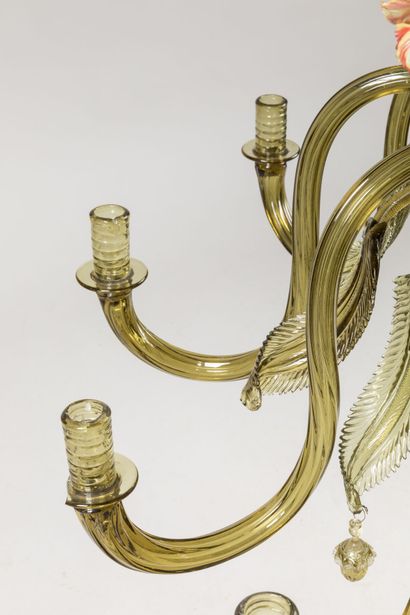 MURANO : IMPORTANT LUSTRE sur deux étages...