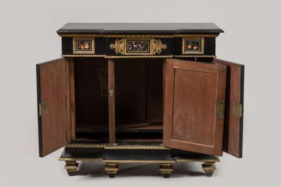 RARE MEUBLE A HAUTEUR D'APPUI en placage...