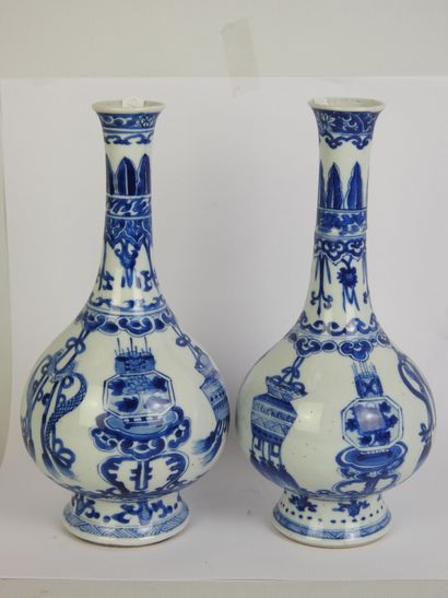 CHINE - Epoque KANGXI (1662 - 1722)
Paire...