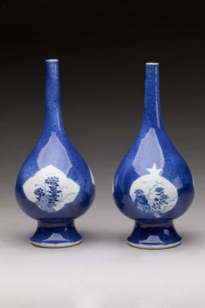 CHINE - Epoque KANGXI (1662 - 1722)
Paire...