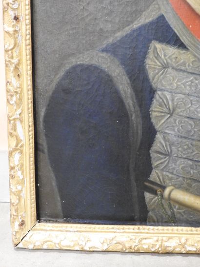 18th century FRENCH SCHOOL.
Portrait of a...