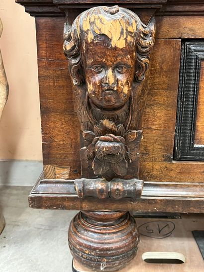 Importante ARMOIRE en bois naturel, bois...
