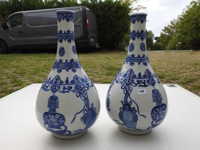 CHINE - Epoque KANGXI (1662 - 1722)
Paire...