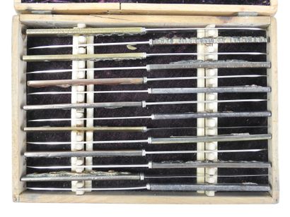 JAPAN: Fourteen patinated and partially gilded...