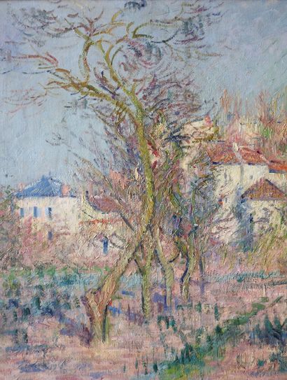 Gustave LOISEAU (1865-1935): 
Plum trees...