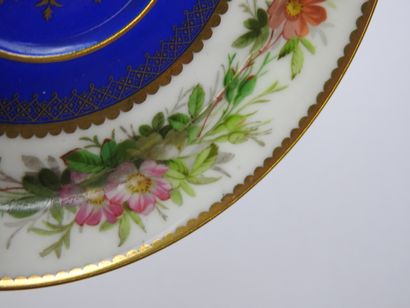 SEVRES: Four porcelain tea cups and saucers...