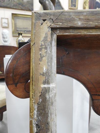 CADRE NU rectangulaire en bois mouluré, sculpté...