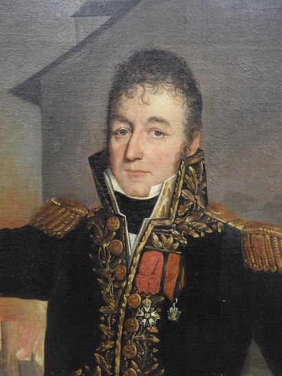 FRENCH SCHOOL circa 1810
Presumed portrait...