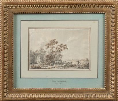Dirk LANGENDYK (Rotterdam, 1748-1805): Bergers...