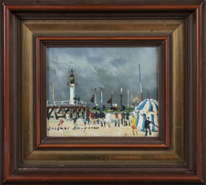Jacques BOUYSSOU (1926-1997): Trouville....