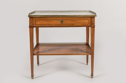 Wooden LIVING ROOM TABLE opening with a drawer...