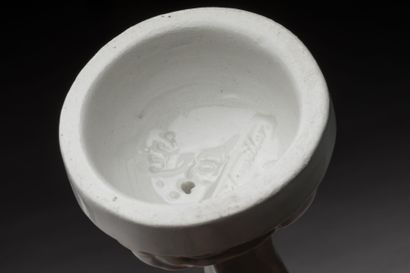 NIDERVILLER: 
Four white earthenware statuettes...